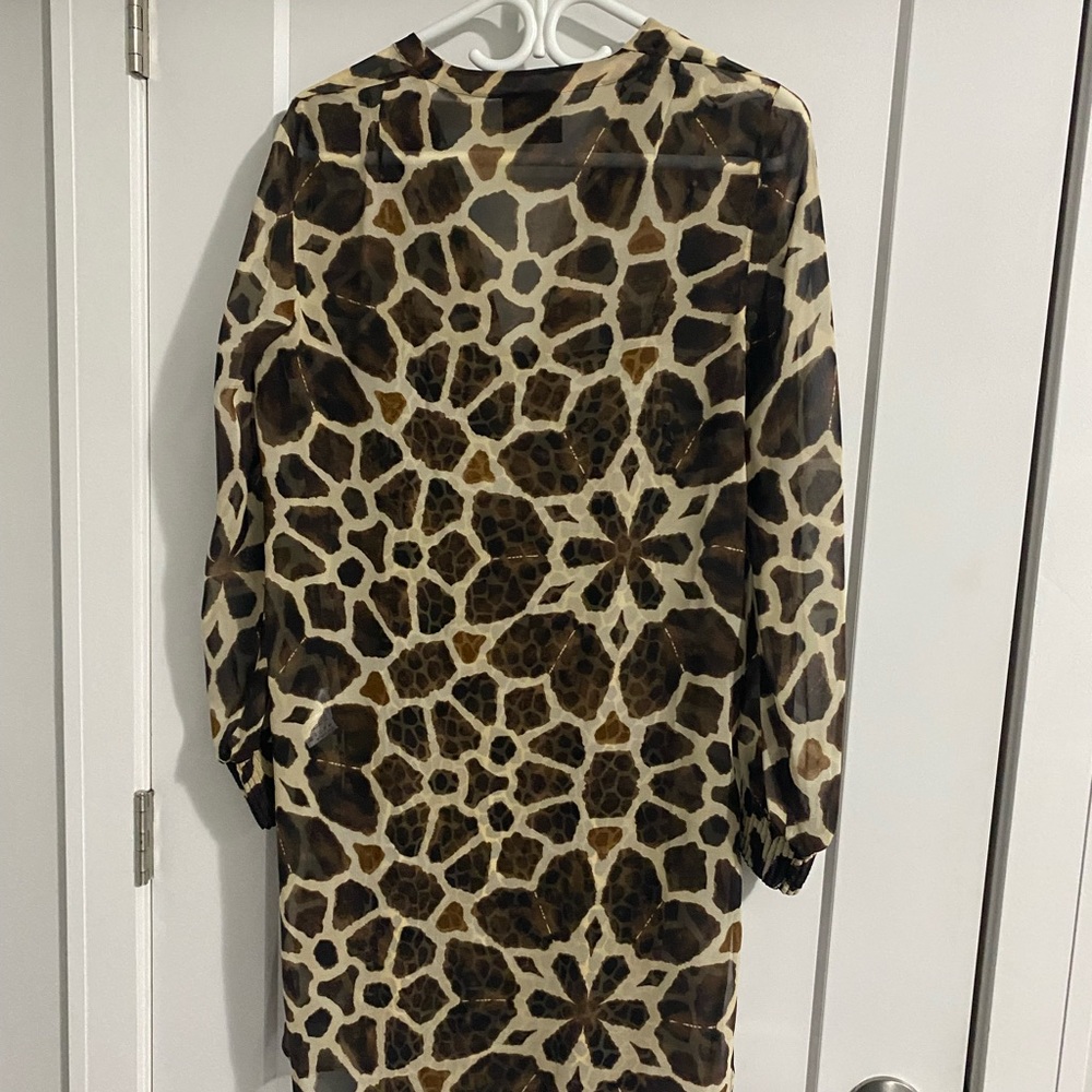 A-K-R-I-S Animal print silk dress